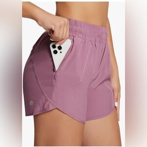 Balaef Women's Mauve Athletic Shorts